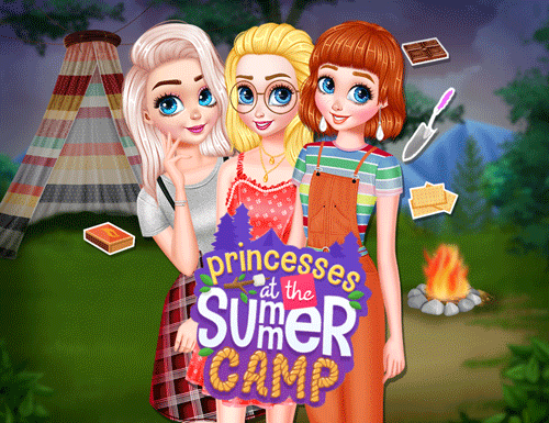 Princesses At The Summer Camp - Girl Games